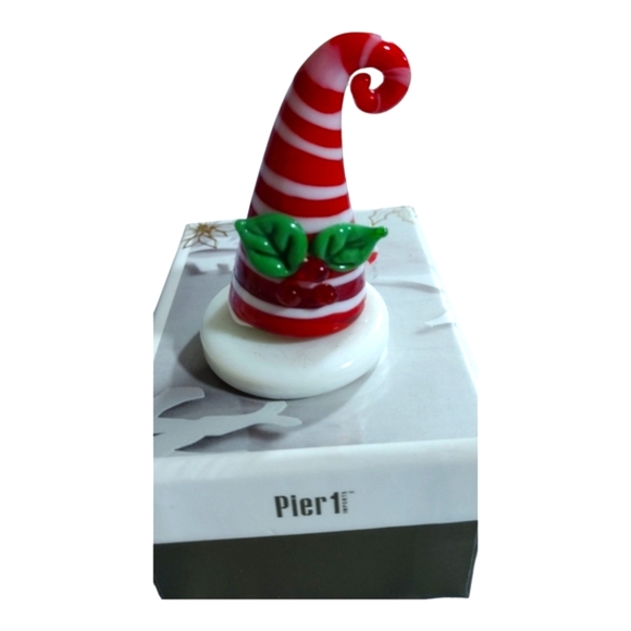 Pier‎ 1 Glass Santa Hat Collectable - Picture 4 of 10